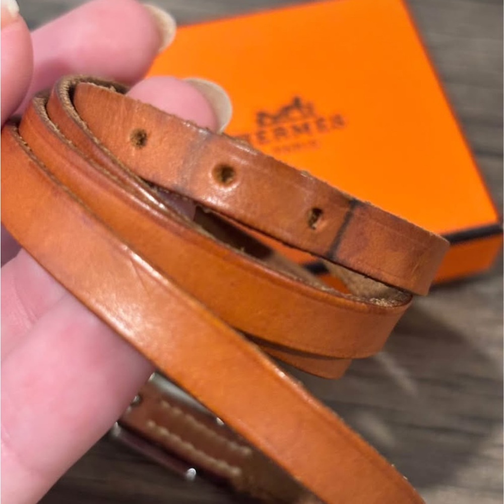 Hermès Behapi Double Tour Triple Wrap Bracelet - Picture 4 of 5